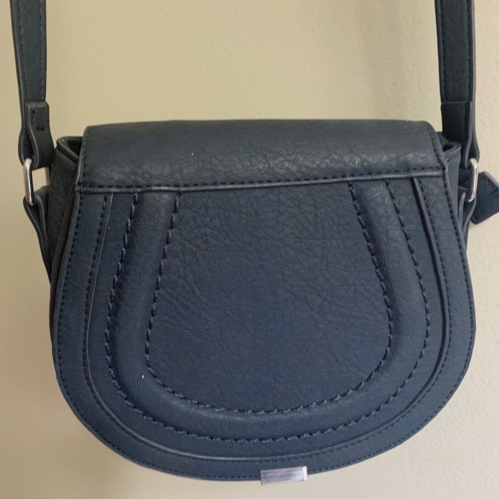 Charming Charlie Navy Blue Crossover Purse